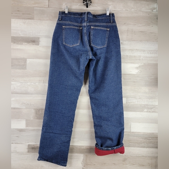 Vintage Cabela's Fleece Lined Straight-leg Jeans Women's Size 8 (more like a 6) - Picture 5 of 14